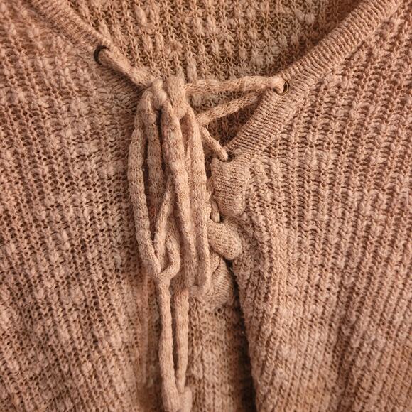 Natural Reflections Oversized Textured Speckled Knit Long Sleeve Sweater Large - Picture 4 of 10